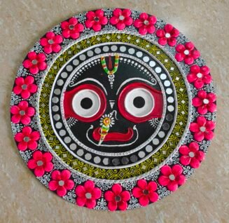Lord Jagannath Lippan art painting